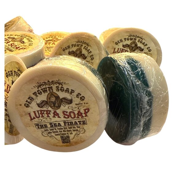 Old Town Soap Co. Luffa Soap One 5 Oz Handmade Bar From Natural Ingredients - Picture 8 of 10